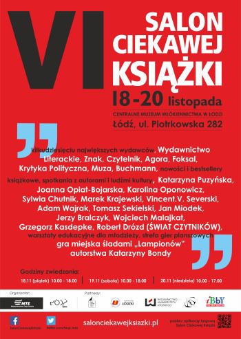 Read more about the article Zbliża się VI edycja Salonu Ciekawej Książki