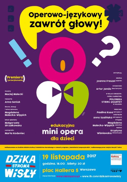 Read more about the article „Operowo-językowy zawrót głowy” – mini-opera dla najmłodszych