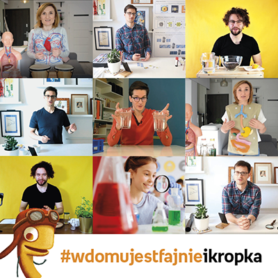 Read more about the article Ponad 2,5 miliona odtworzeń warsztatów online #wdomujestfajnieikropka